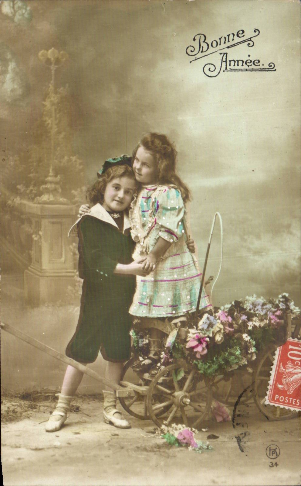 CPA Fantasy Children Happy New Year