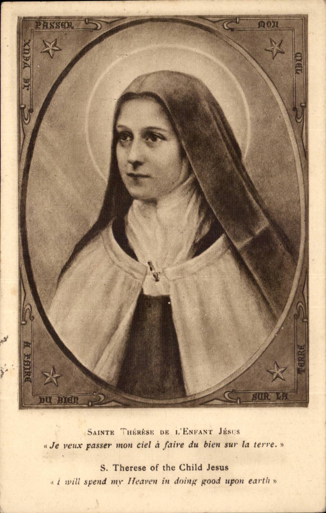 CPA Sainte Therese of the Jesus child