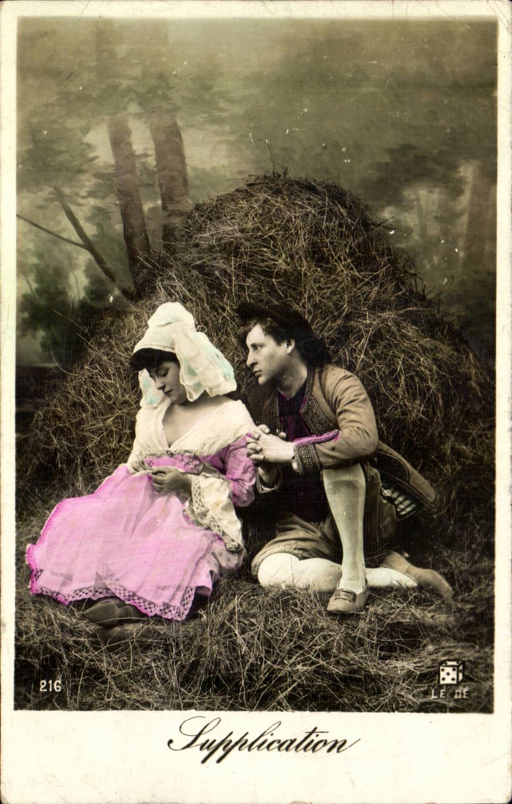 CPA Phantasie-FrauSupplication