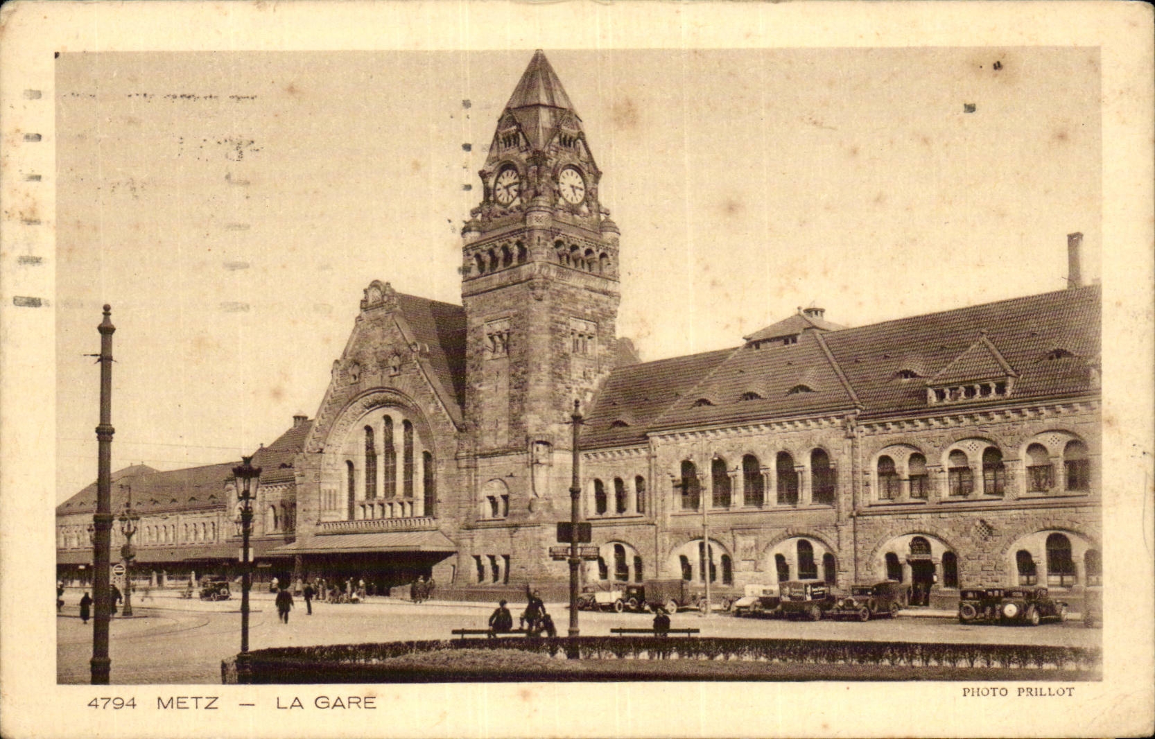 CPA Metz Bahnstation