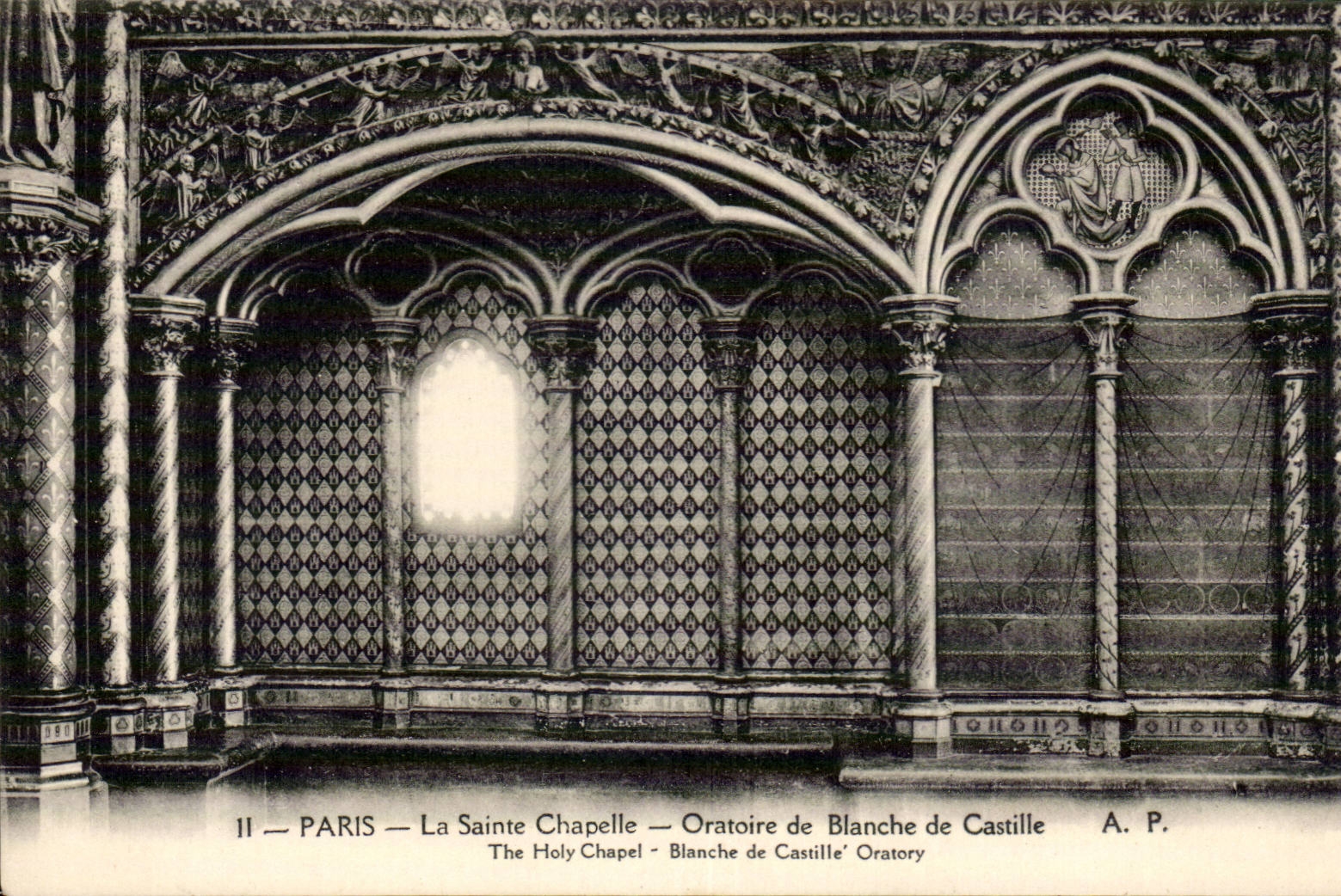 Paris CPA La Sainte Chapelle oratoire de Blanche de CAstille