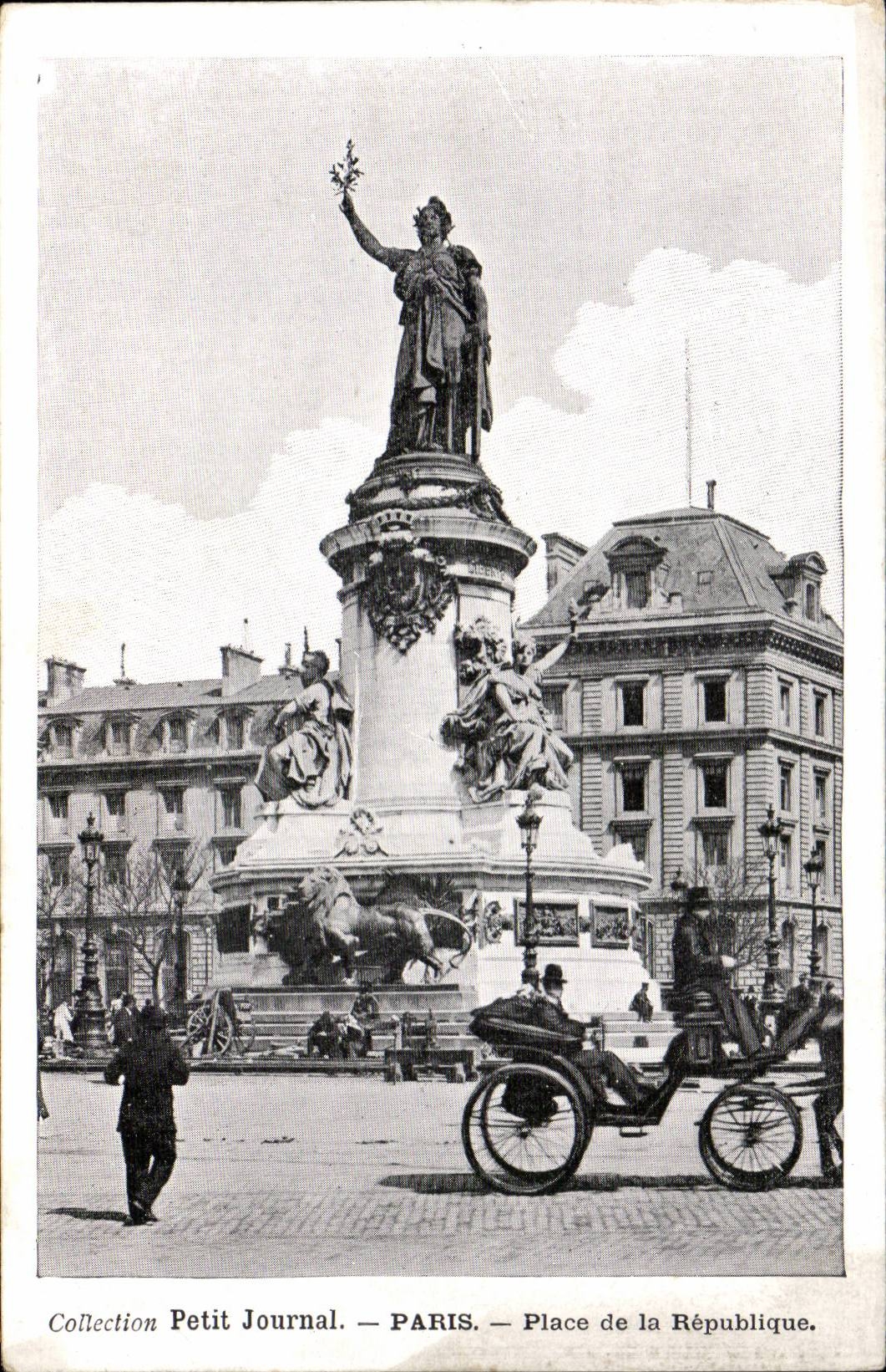 Paris CPA Places Republic