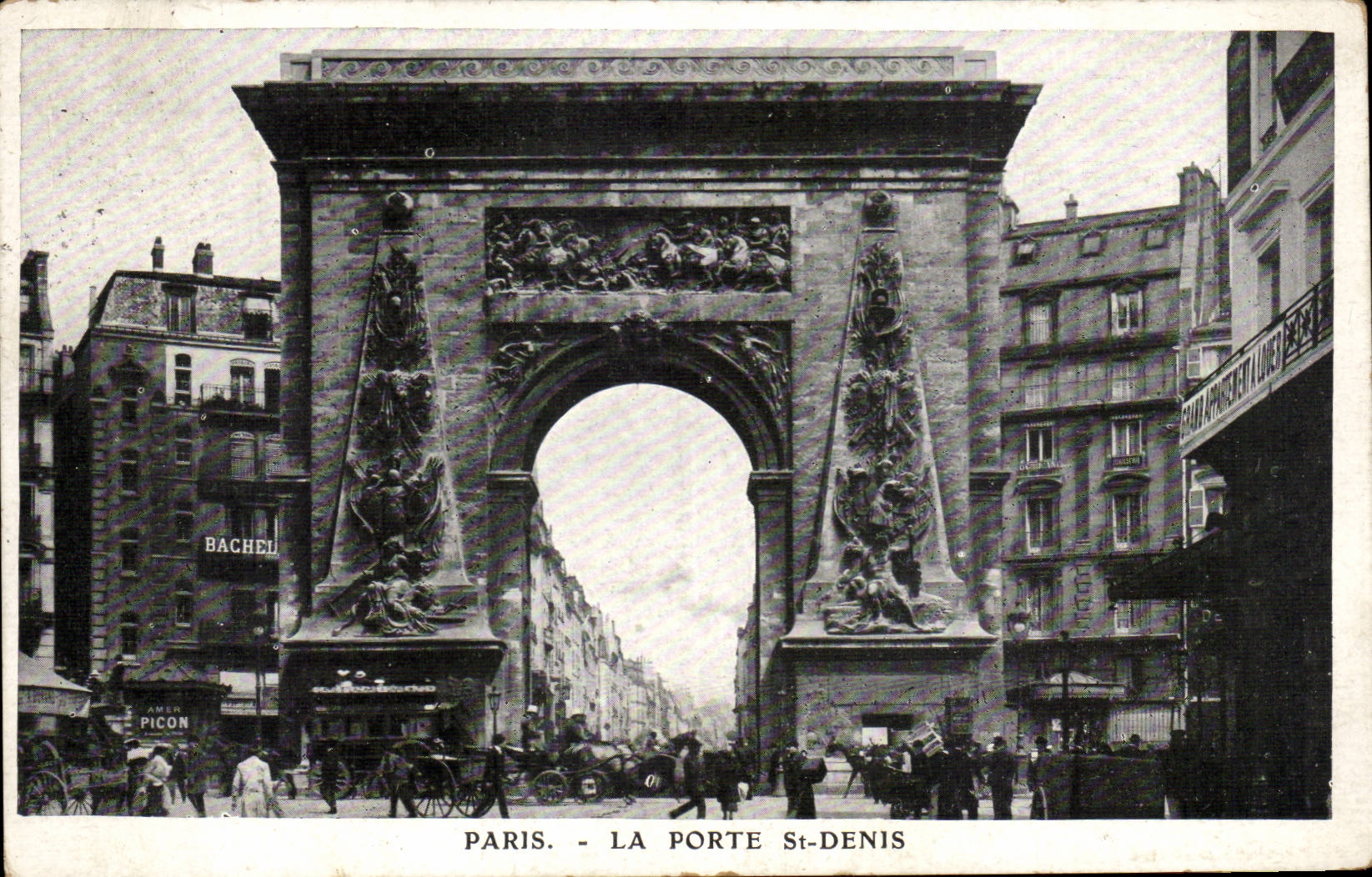 Paris CPA Gate Saint Denis