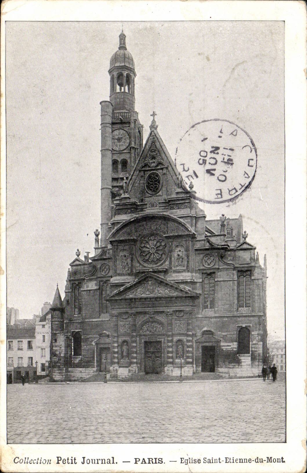 Paris CPA Church Saint Etienne of the Mount