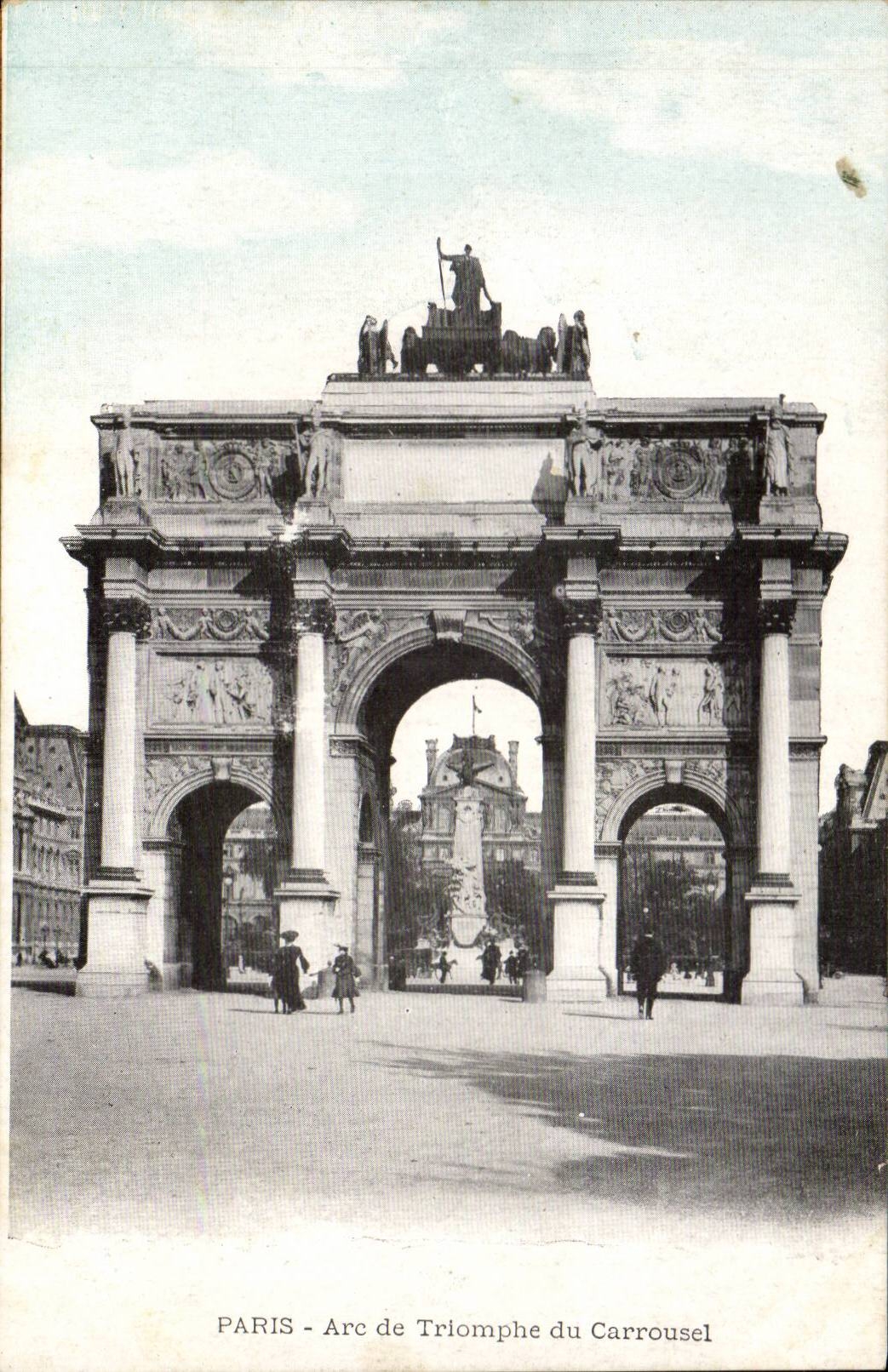 Paris CPA Arc de Triomphe of the Carousel