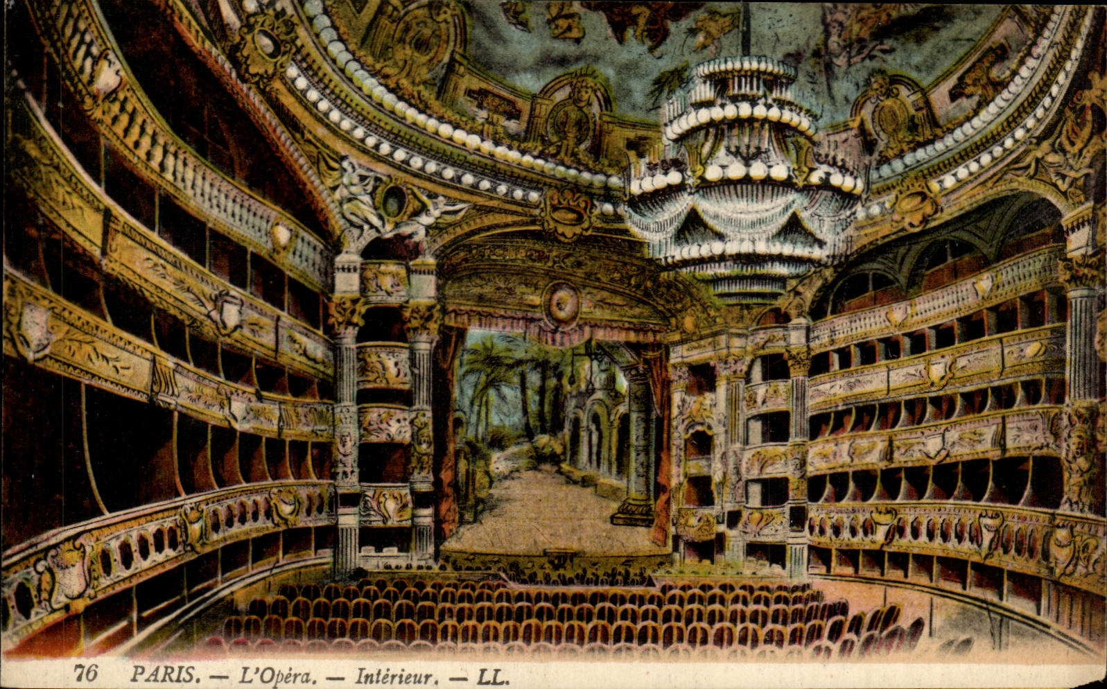 Paris CPA L'Opera Interieur