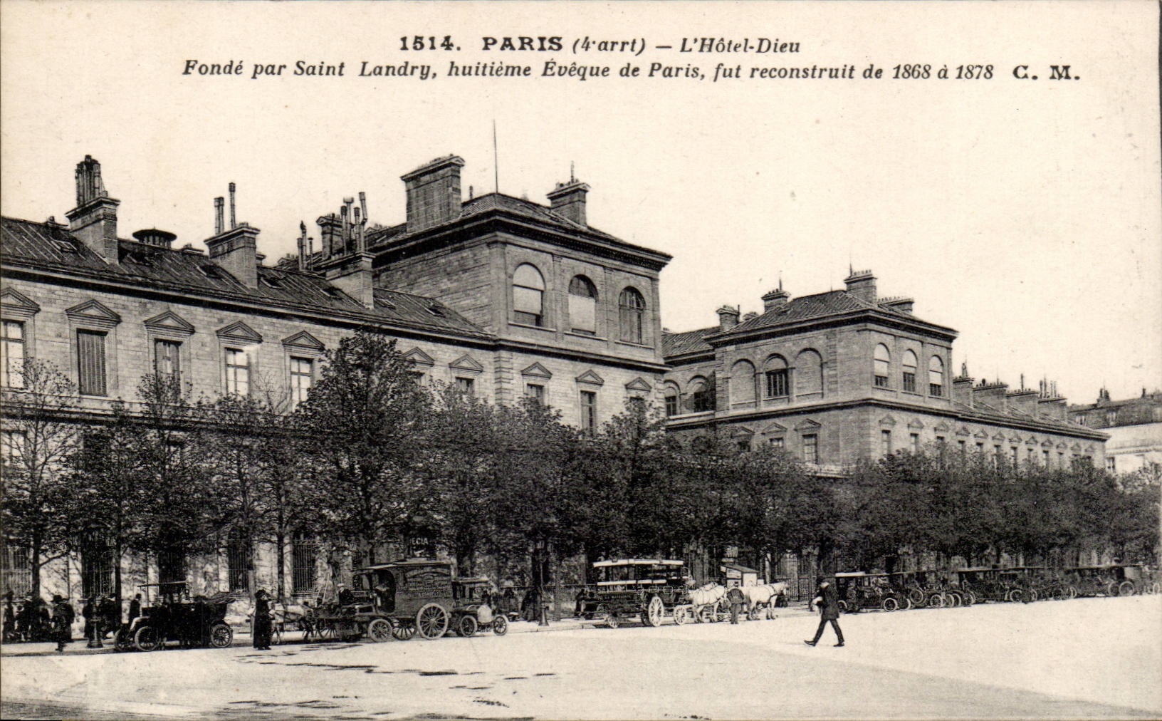 Paris CPA Hotel Dieu Saint Landry