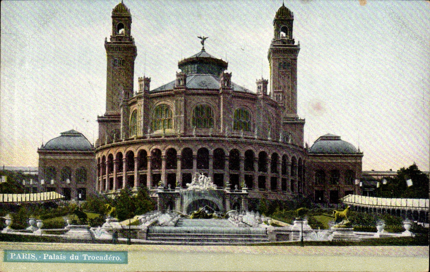 Paris CPA Palate of Trocadero