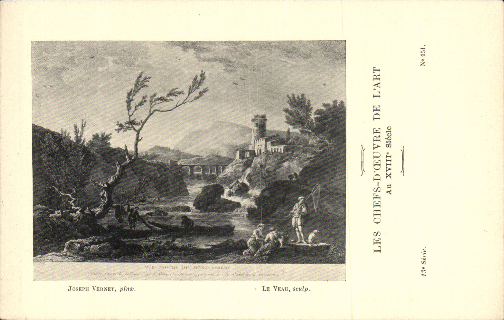 CPA Les chefs d'oeuvre de l'art au 18eme Vue proche de Mont Ferrau Vernet Le Veau 