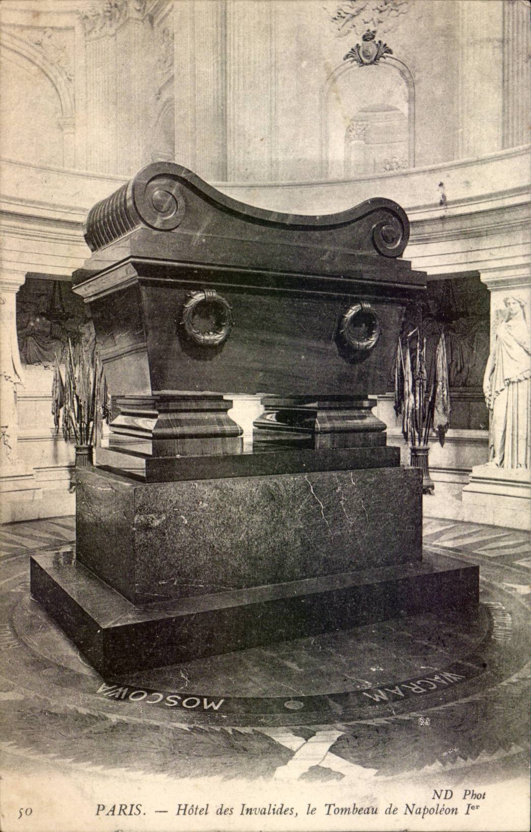 Paris CPA hotel of Invalides the Tomb of Napoleon 1st