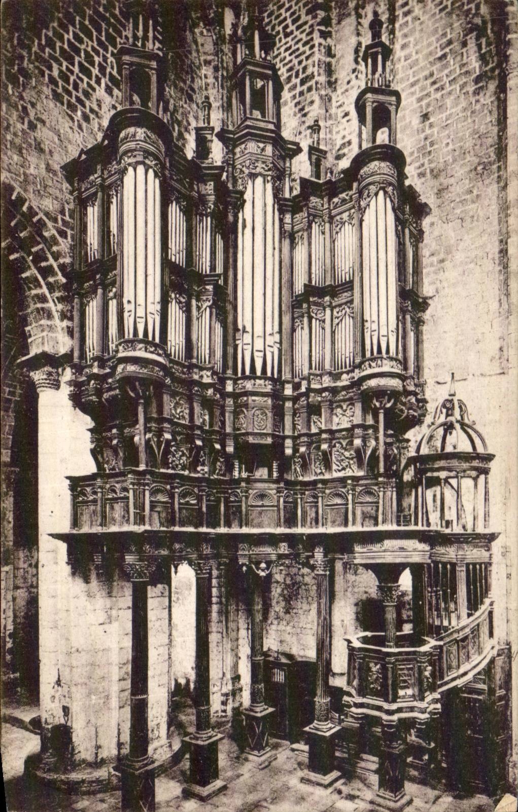 CPA Saint Bertrand of comminges the cathedral rogues 15th and the pulpit