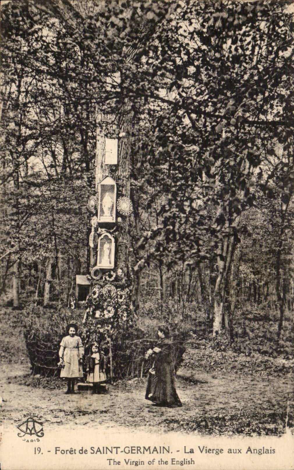 CPA Bohrgerat Saint Germain der Jungfrau zu Englisch