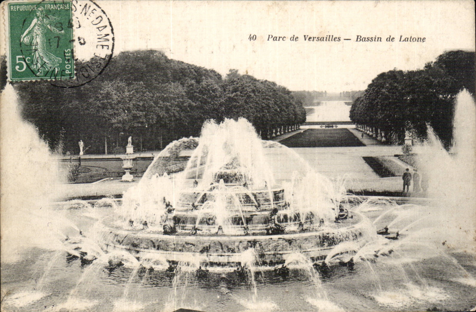 CPA Park of Versailles Basin of Latone
