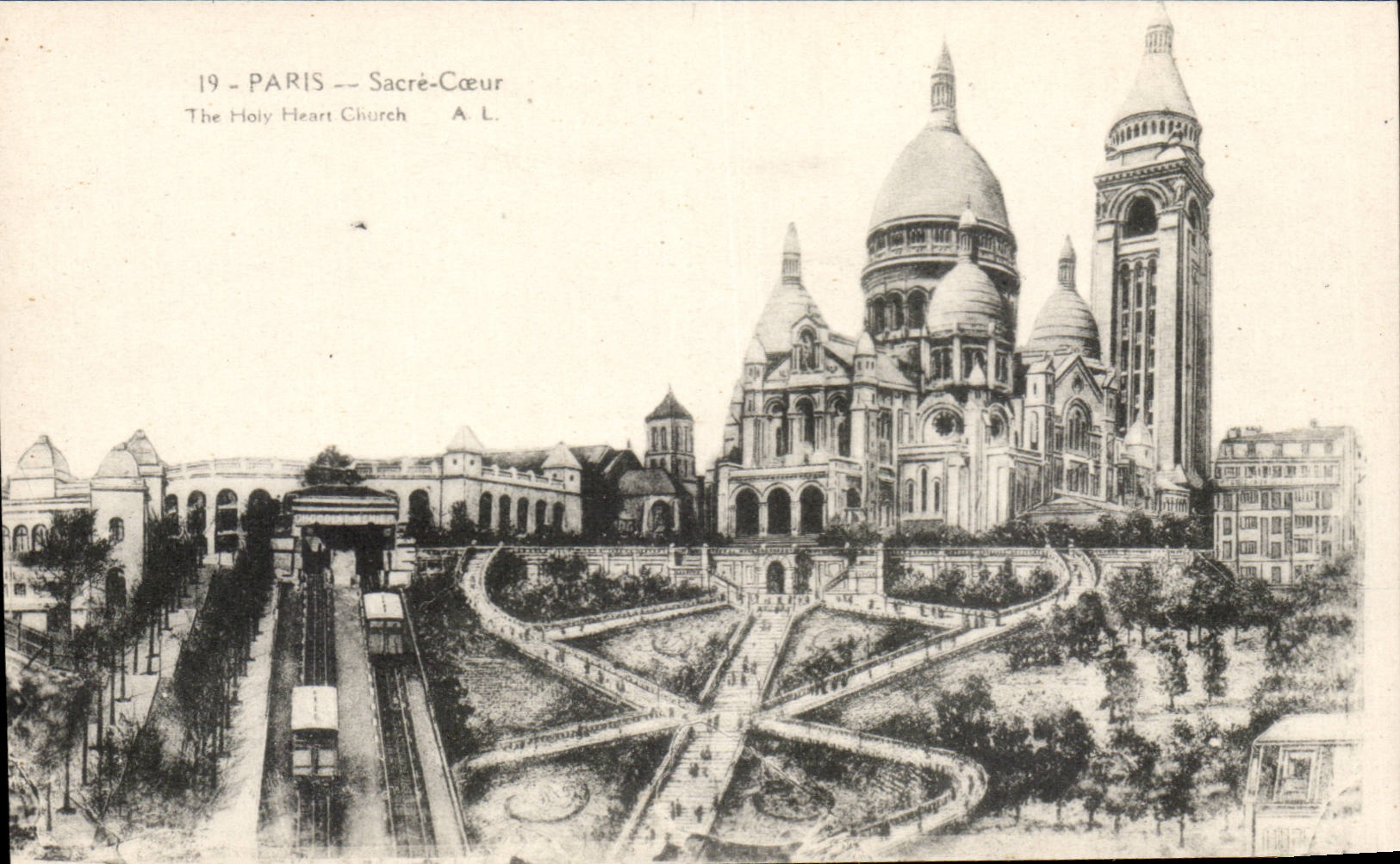 Paris CPA Sacre Coeur Montmartre