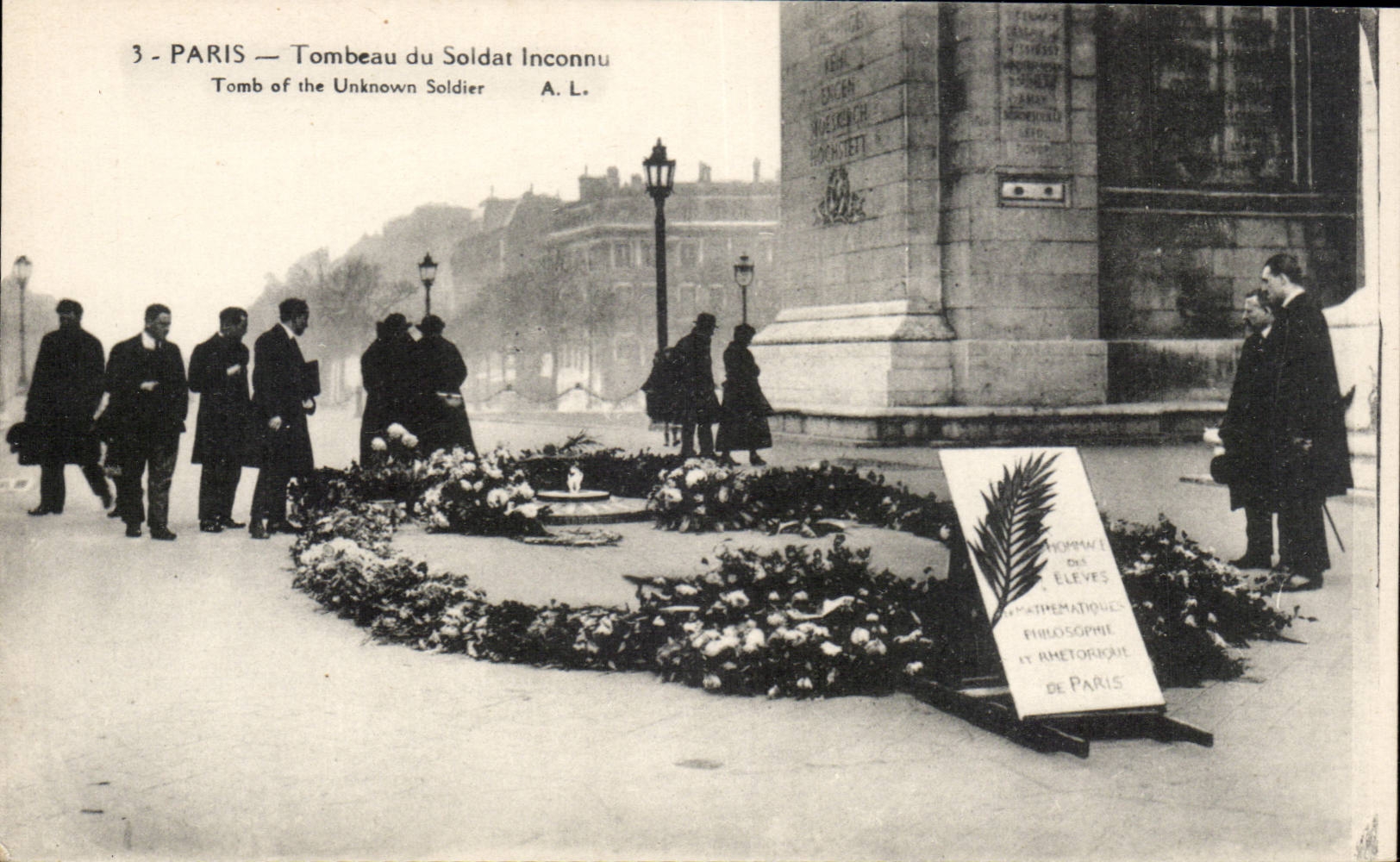 Paris CPA Tomb of the unknown soldier