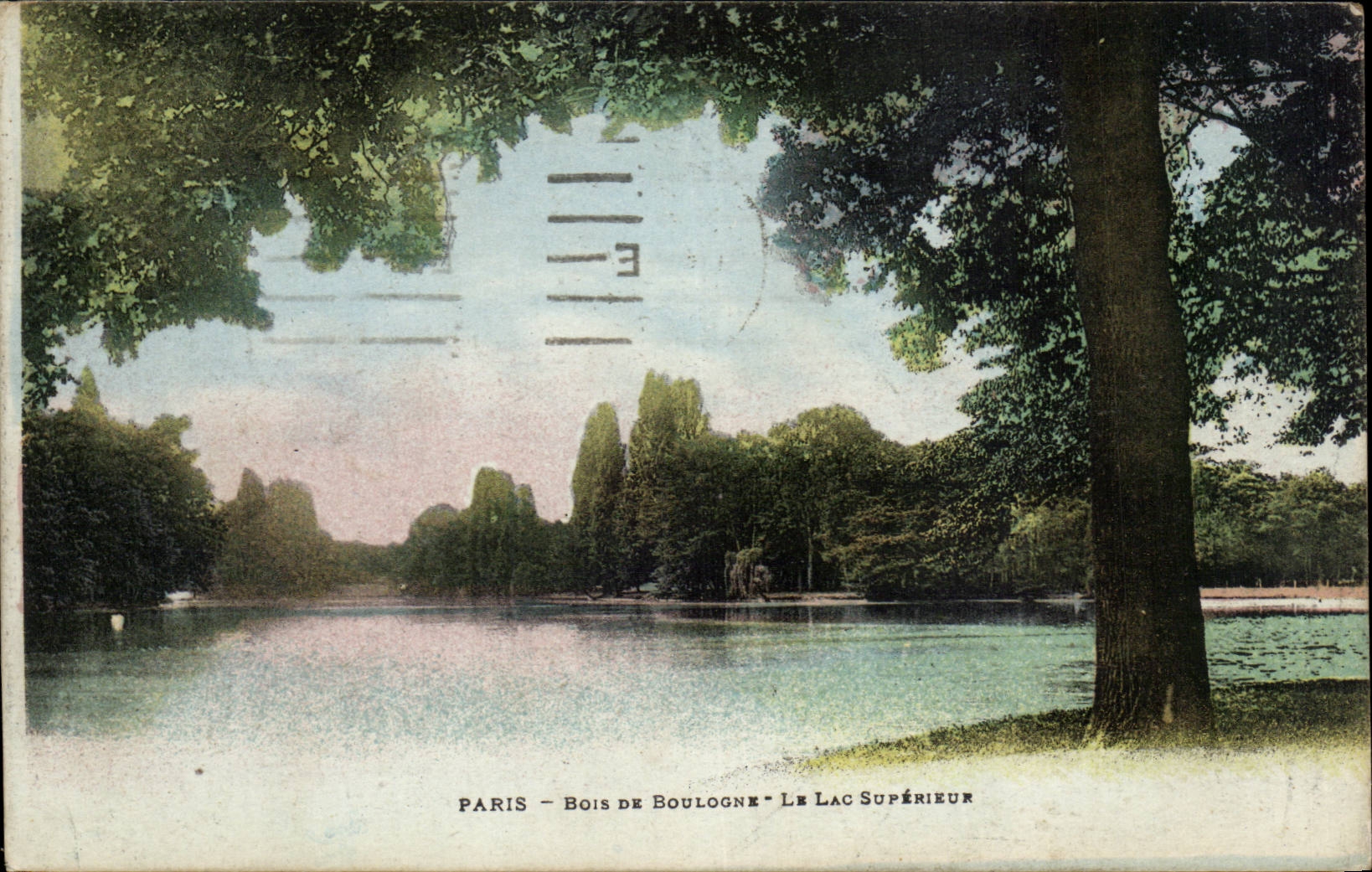 Paris CPA Bois de Boulogne Le lac superieur