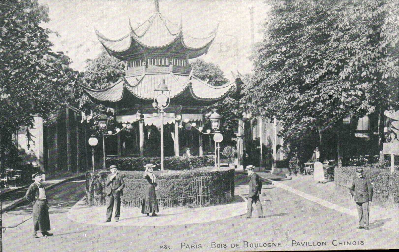 Paris CPA Bois de Boulogne Pavillon chinois ( China China )