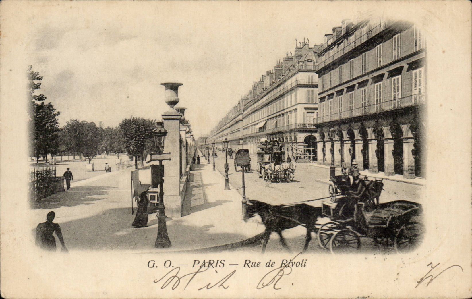Paris CPA Rue de Rivoli