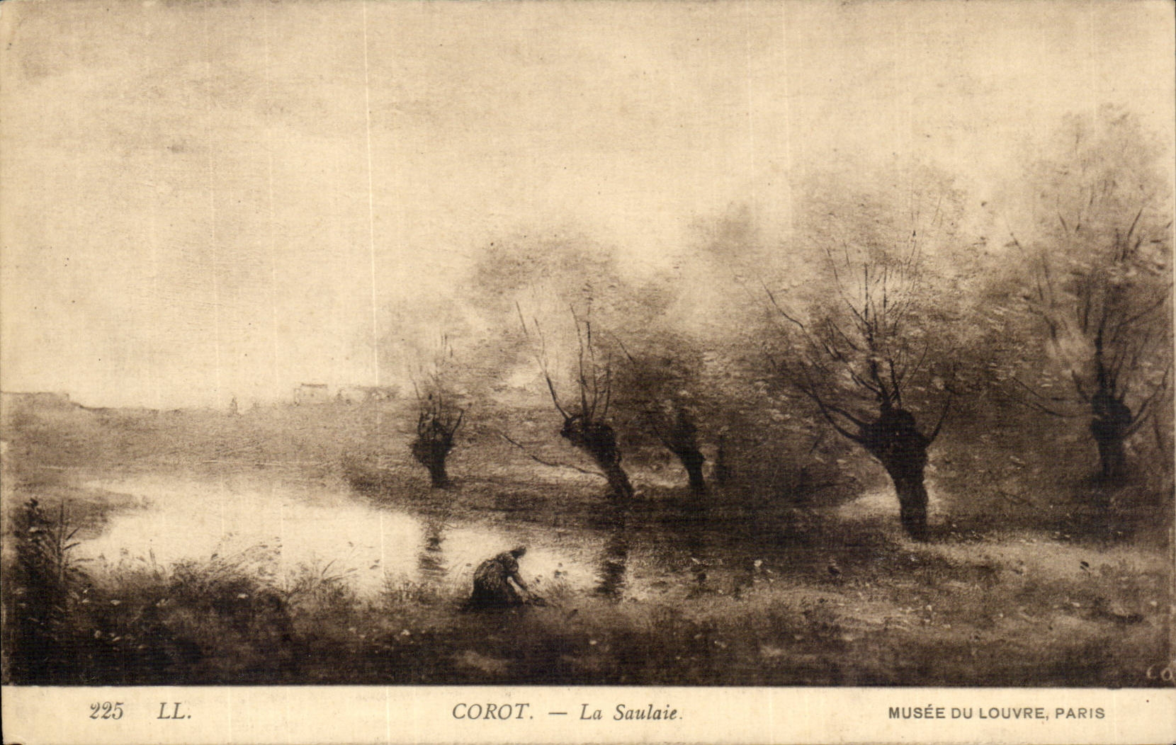 CPA Corot La SAulaise Musee du Louvre Paris