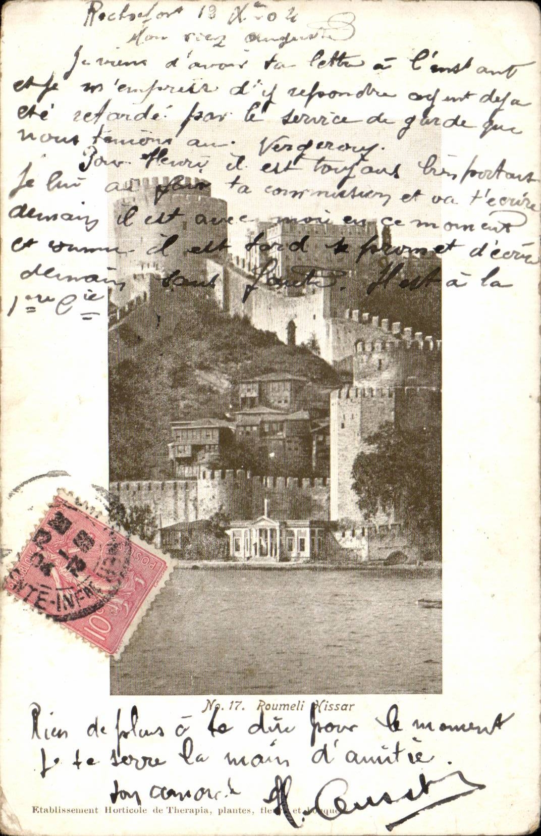 St Savinien - the Castle - CPA