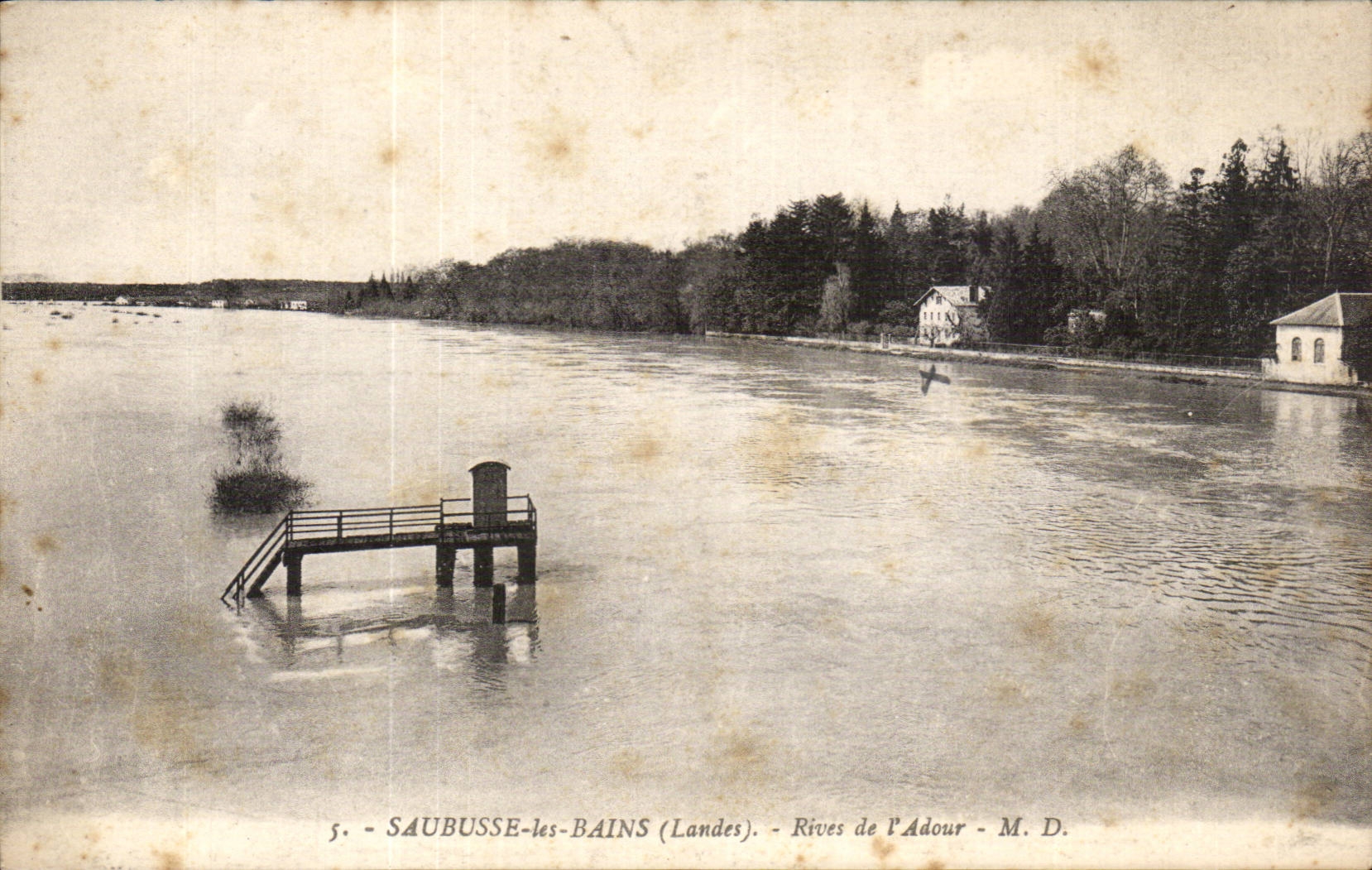 Saubusse - Banks of Ardor - CPA