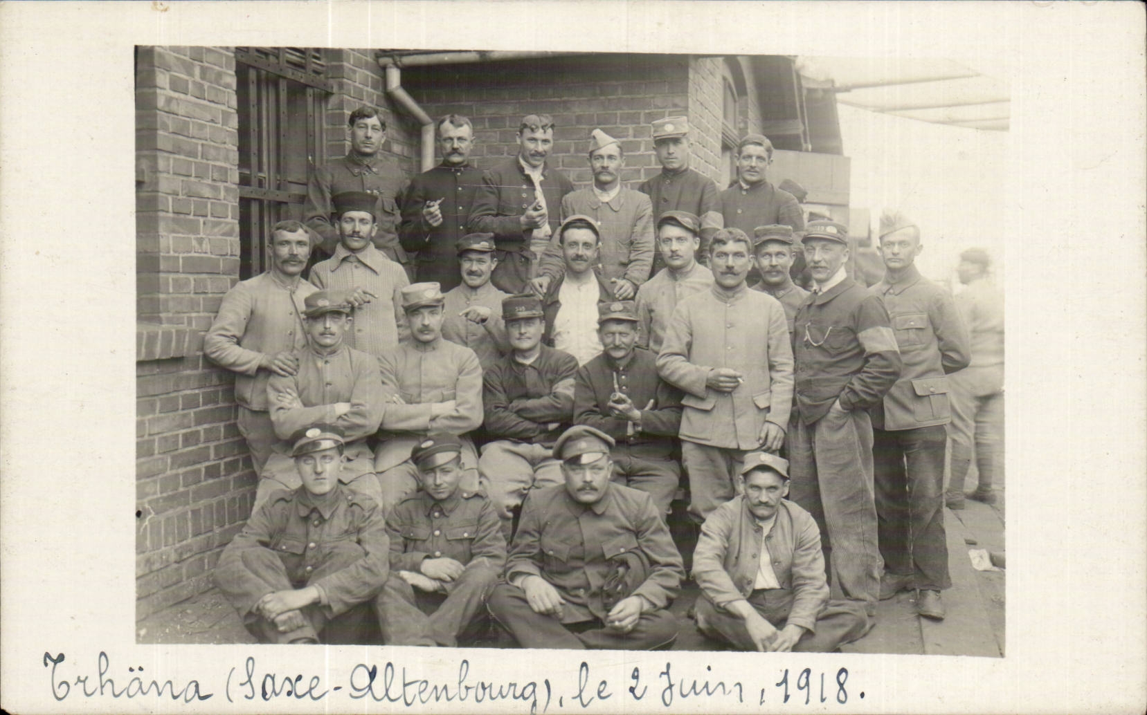 Militaria - Real photo Trhana Saw Altenbourg - June 2nd 1918 - CPA