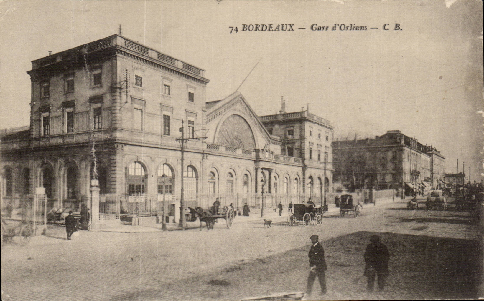 Bordeaux - Station of Orleans - CPA