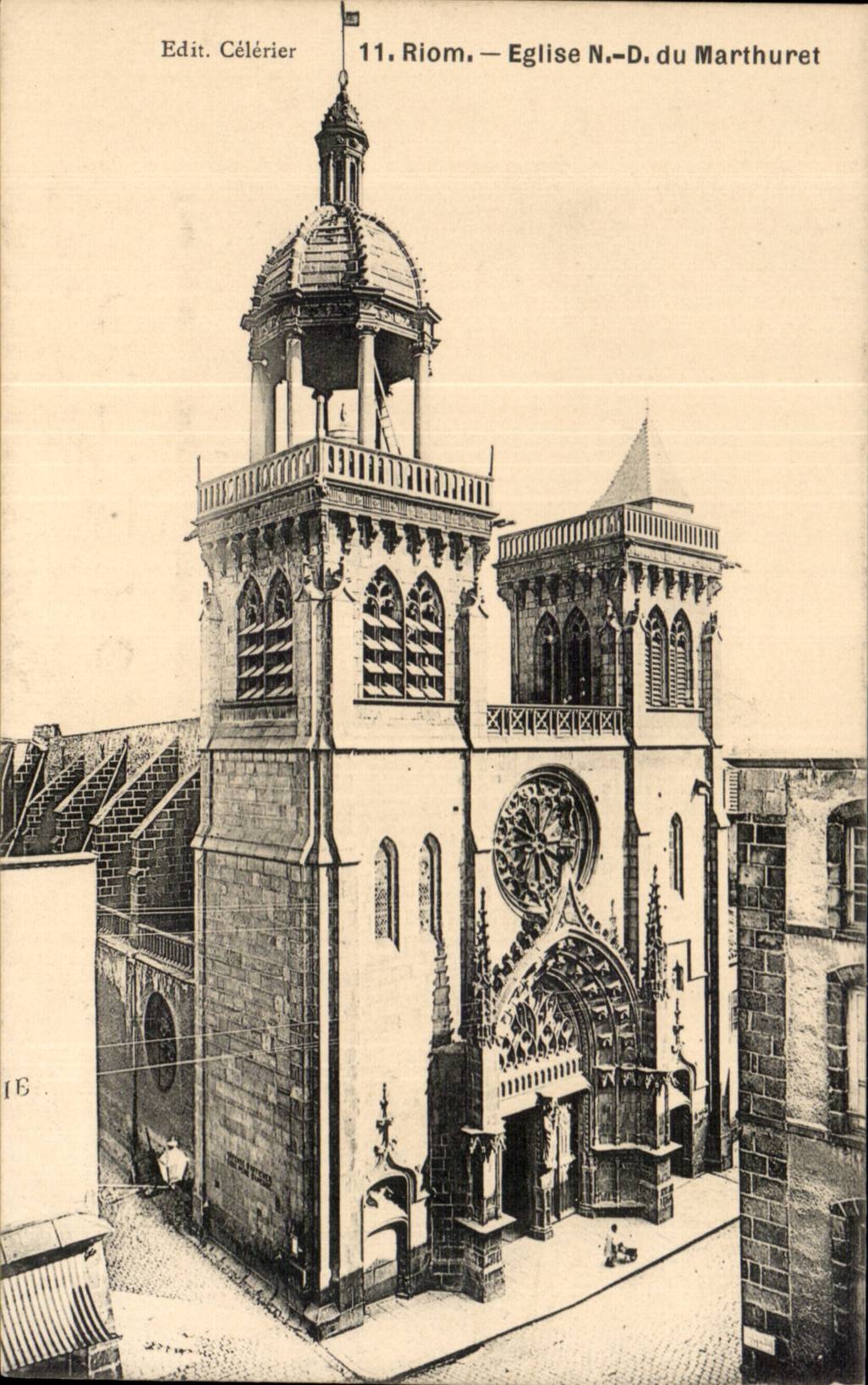 Riom - Eglise Notre Dame du Marthuret - CPA