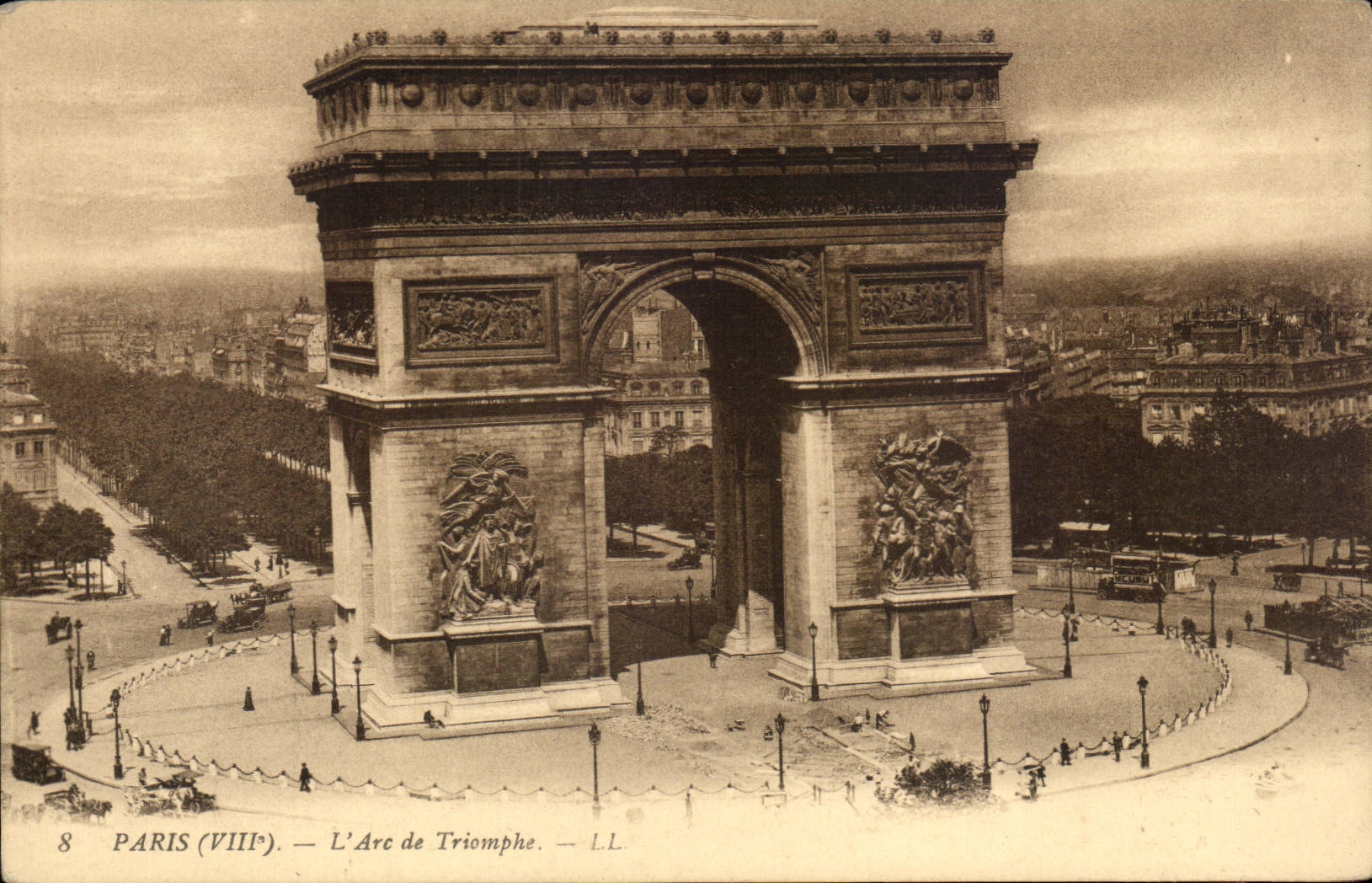 Paris - 8 - Arc de Triomphe - CPA