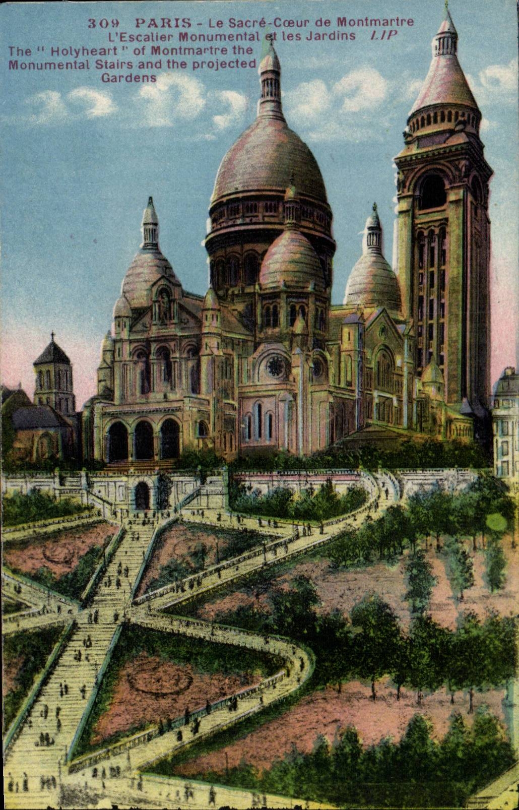 Paris - 18 - Le Sacrecoeur - Montmartre 