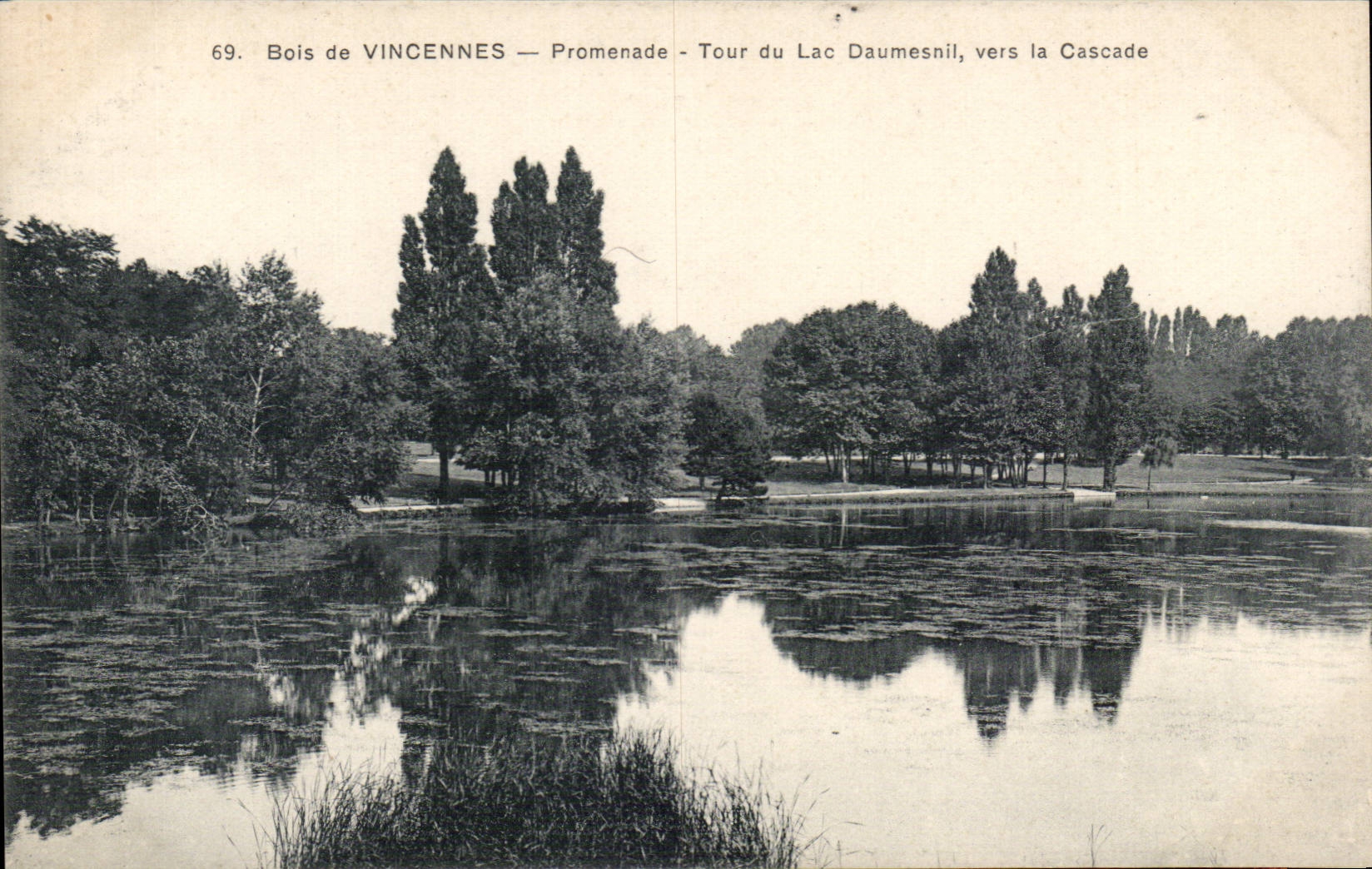 Paris - 12 - Bois de Vincennes - Promenade - Tour du Lac Daumesnil - CPA