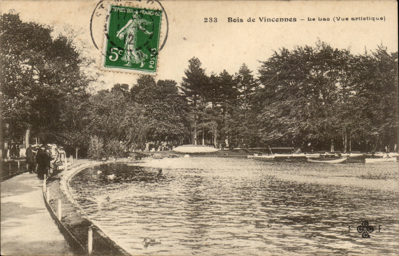 Paris - 12 - Le Lac - CPA 