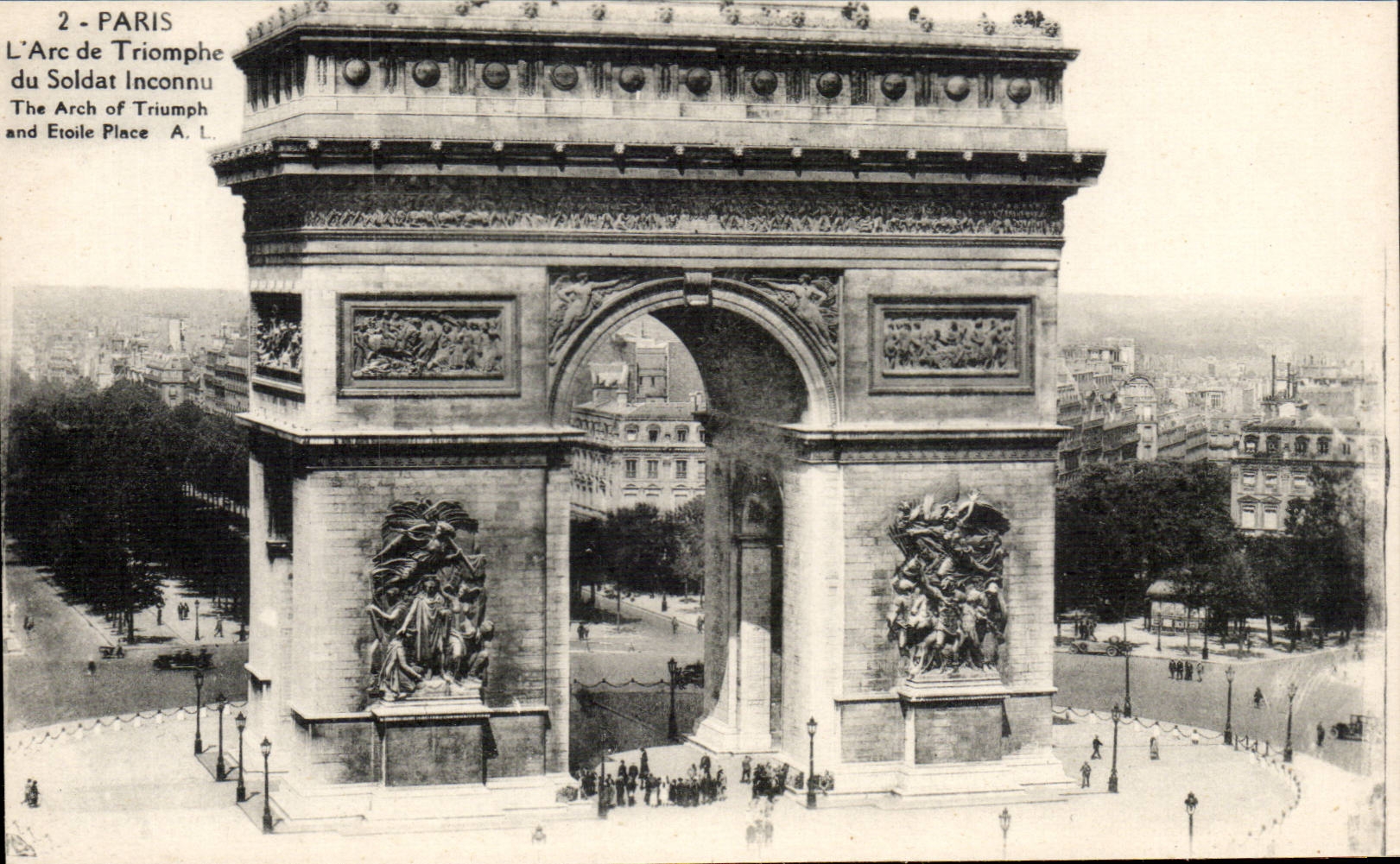 Paris - 8 - Arc de Triomphe - CPA