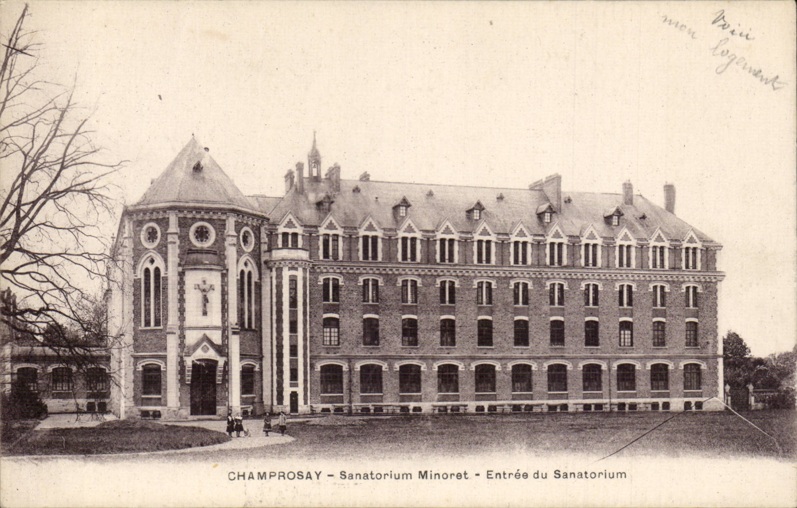 Champrosay - Sanatorium Minoret - L'Entree - CPA 
