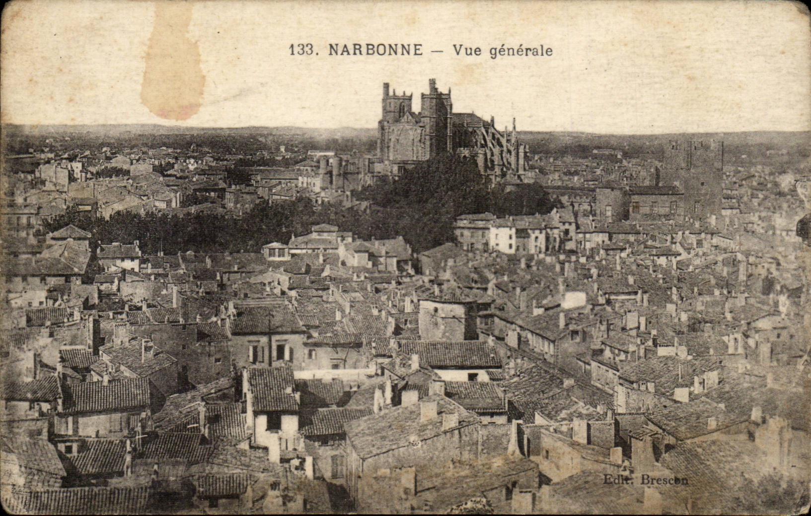Narbonne - View - CPA