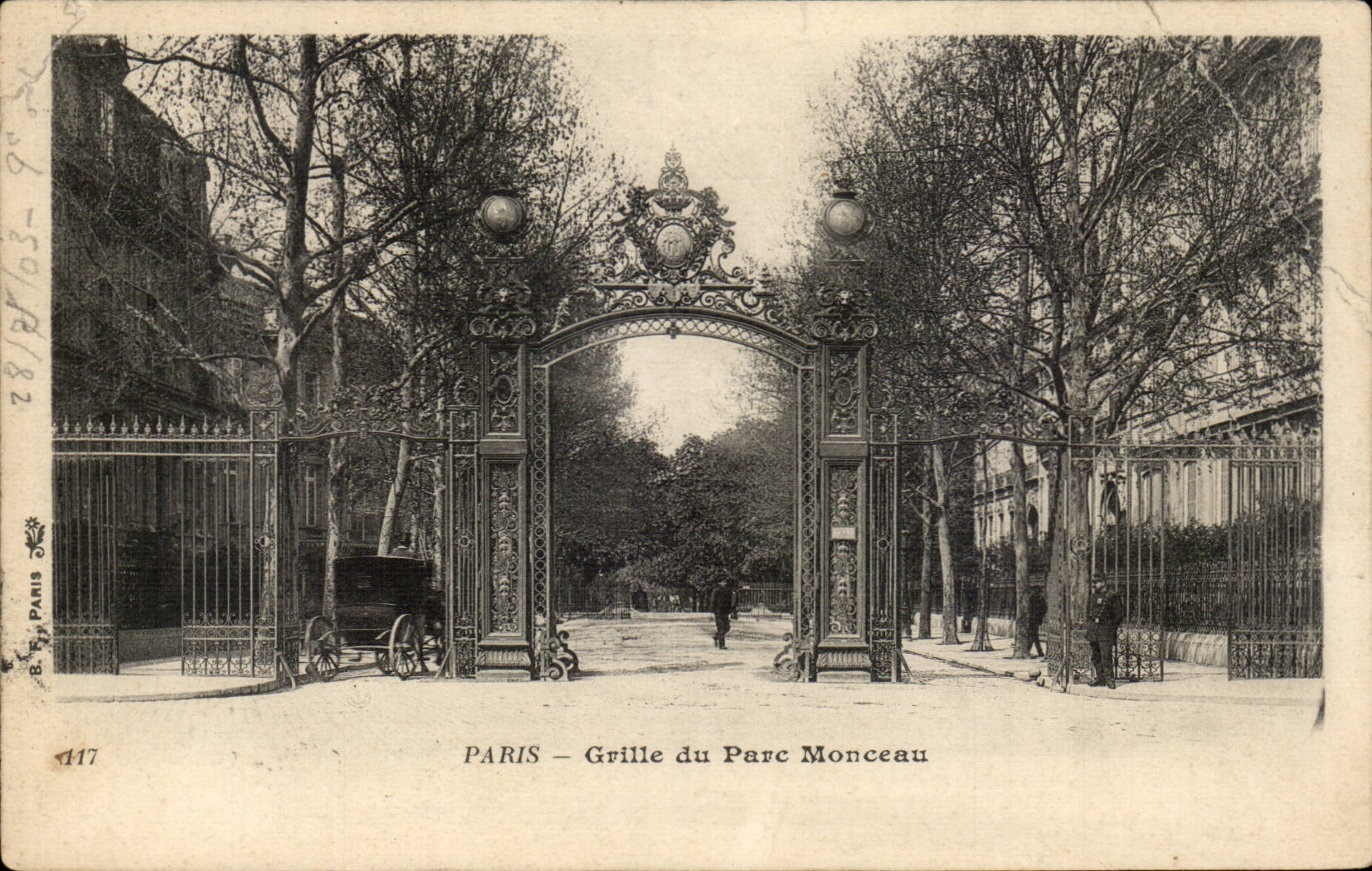 Paris - 8 - Grid of the Park Heap - CPA