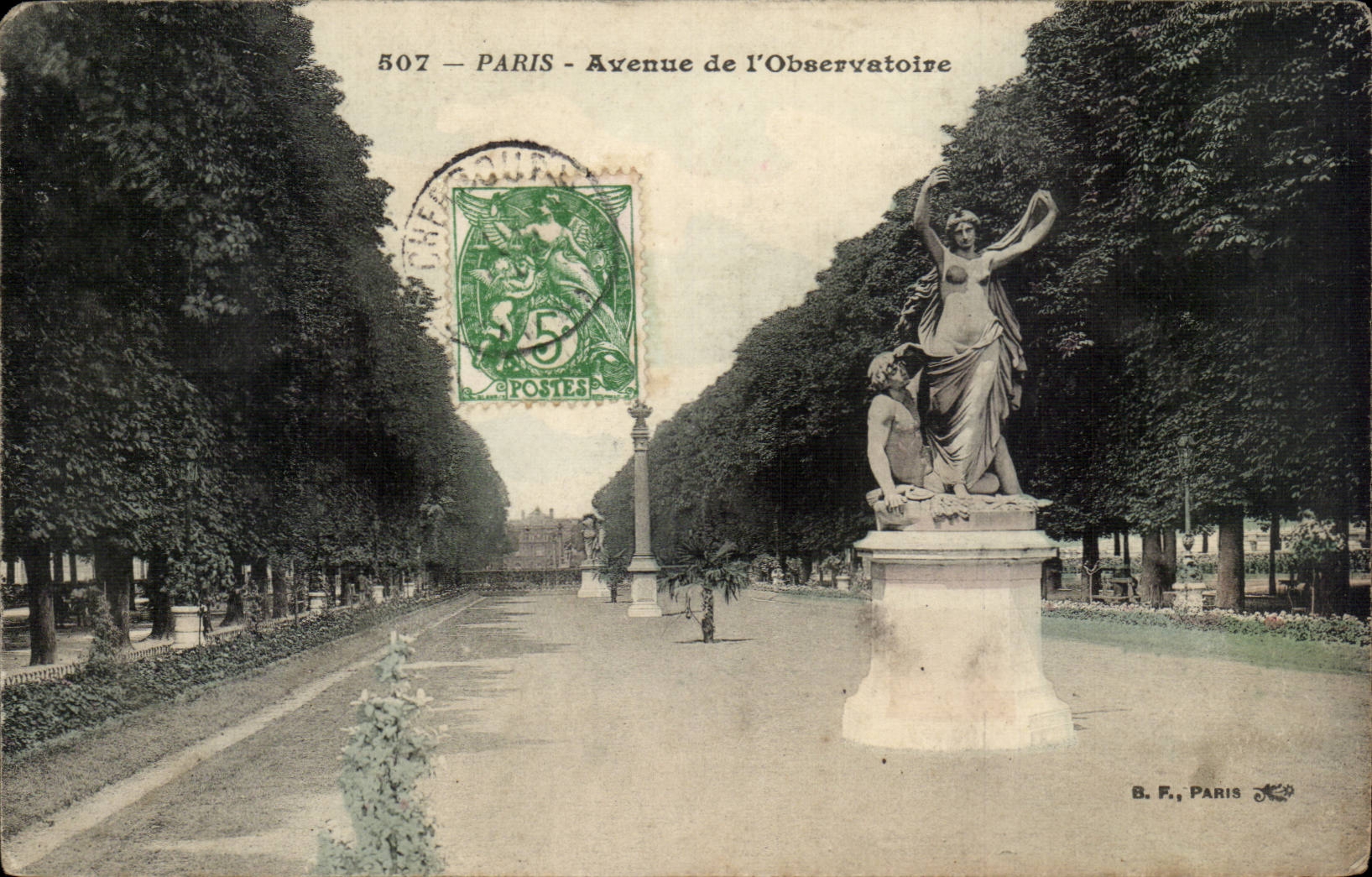 Paris - 14 - Avenue of the Observatory - CPA