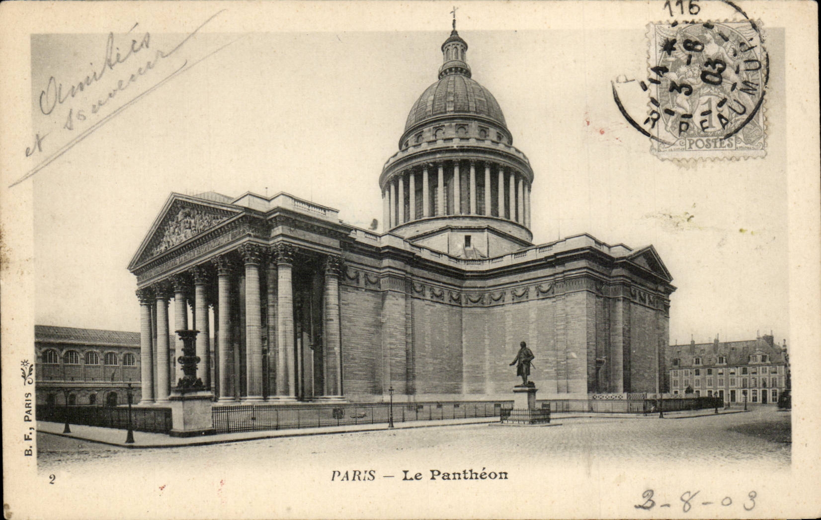 Paris - 5 - the Pantheon - CPA