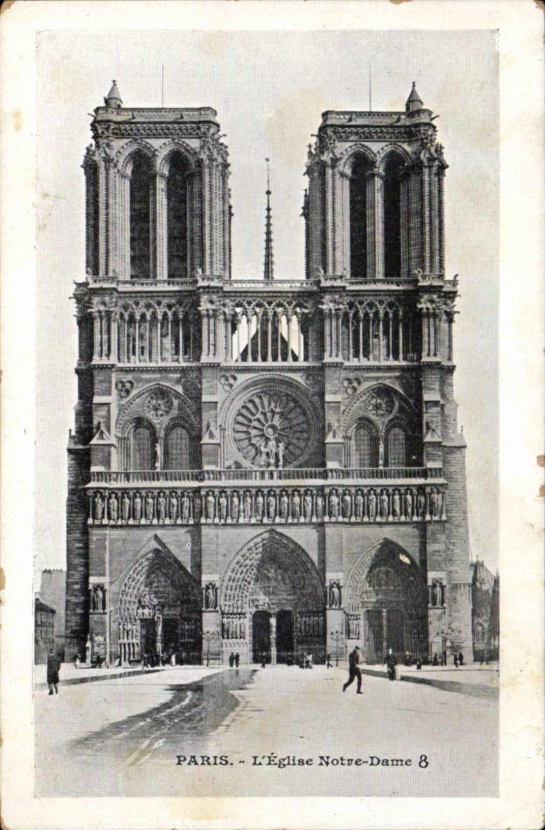 Paris - 4 - Notre Dame - CPA 