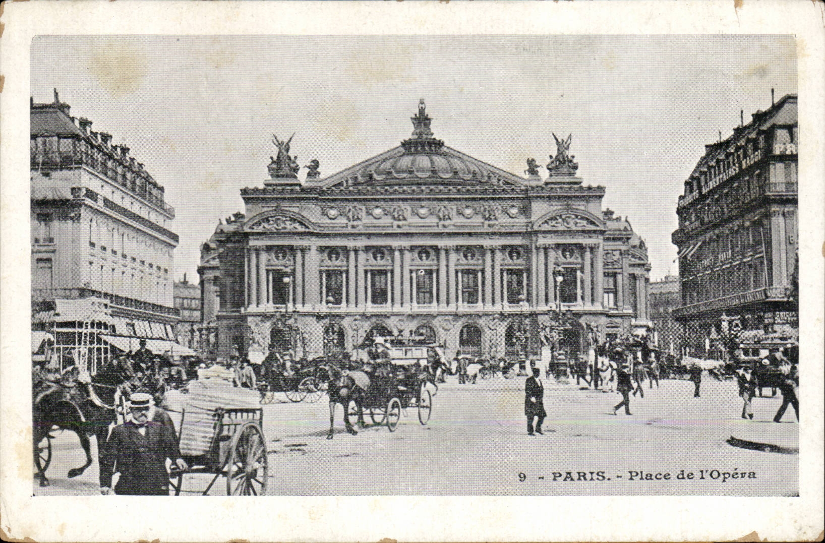 Paris - 9 - Place de l'Opera - CPA 