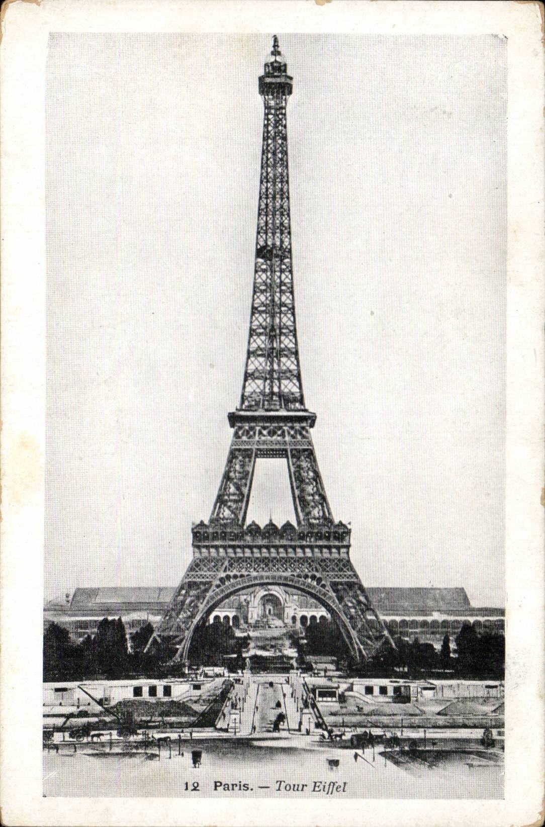 Paris - 7 - Eiffel Tower - Eiffel Tower - CPA