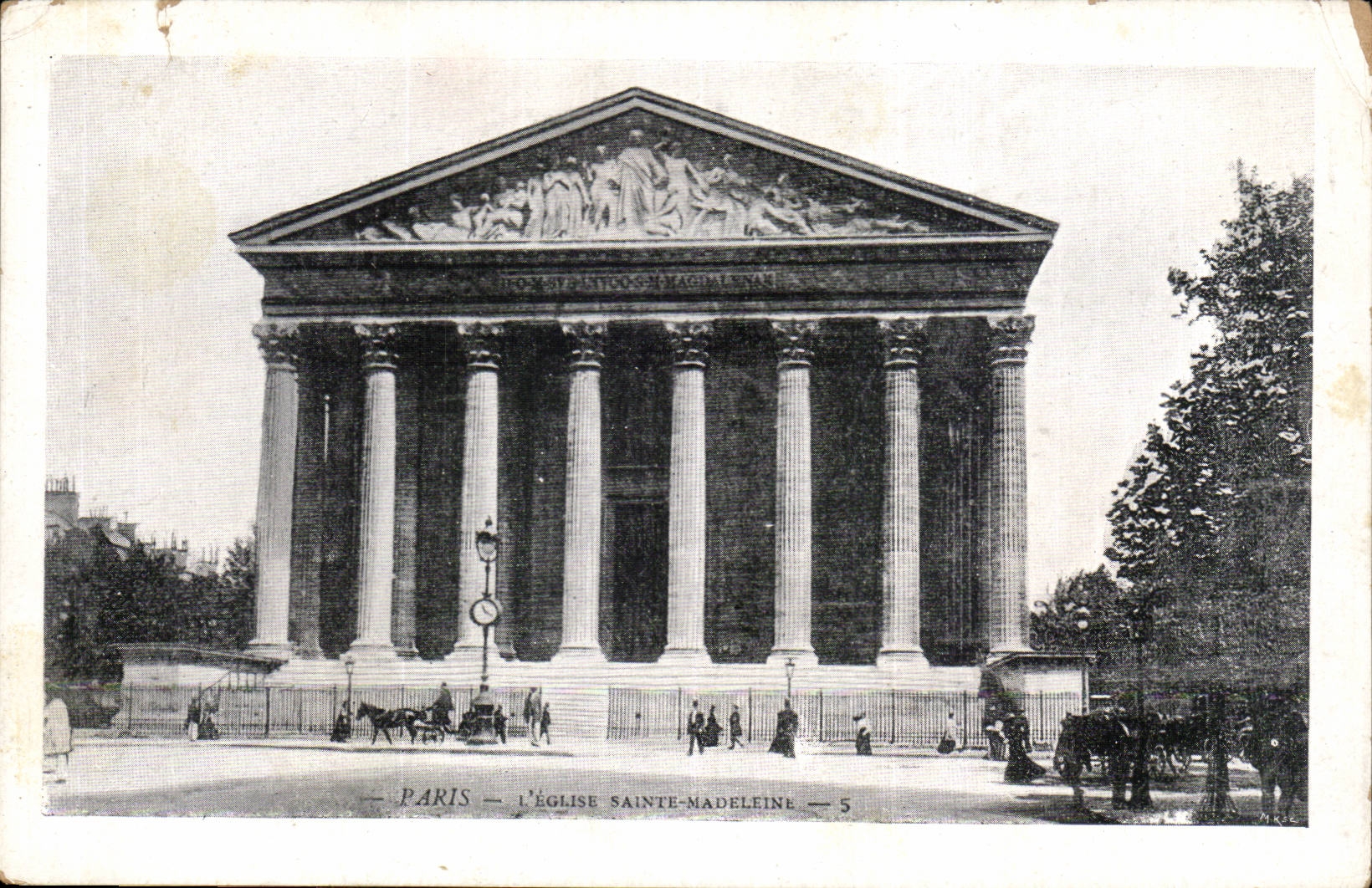 Paris - 8 - the Church Sainte Madeleine - CPA