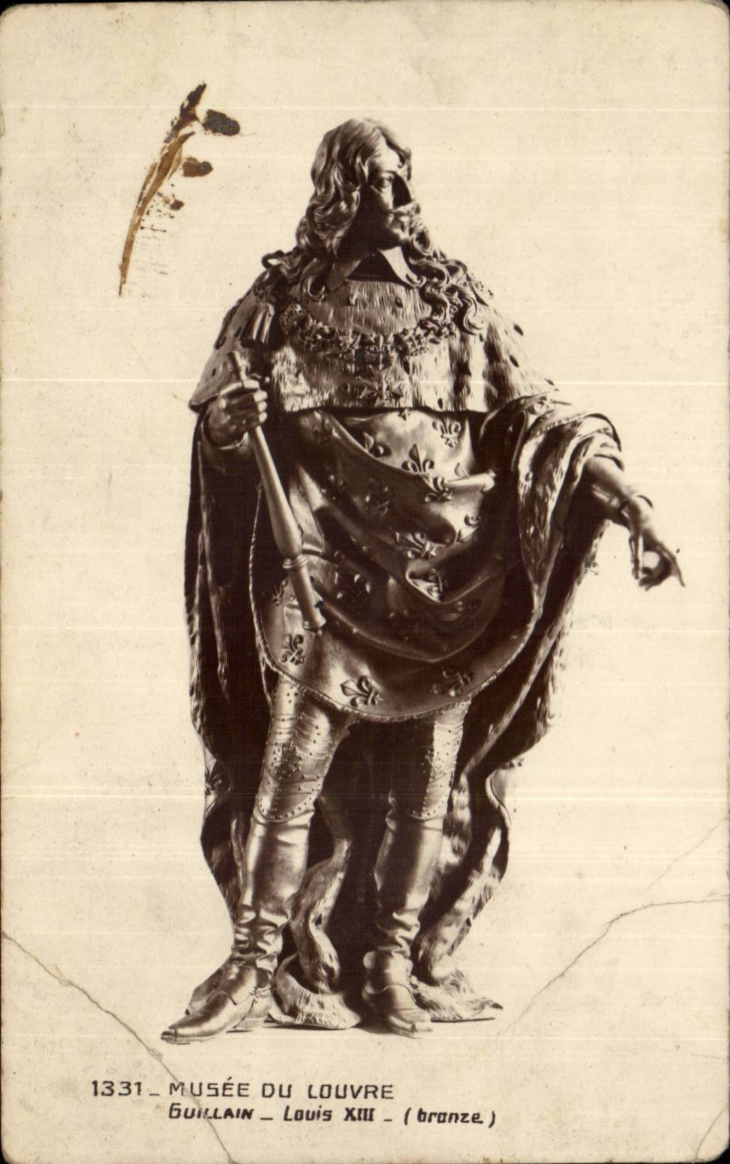 Paris - 1 - Musee du Louvre - Louis XIII - CPA