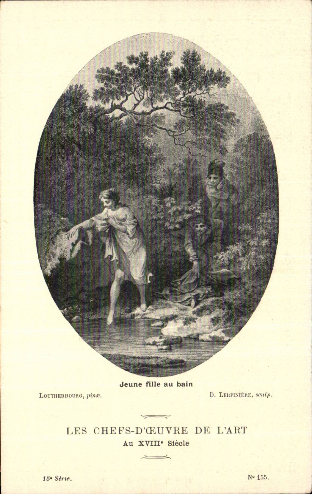 Fantasy - Woman - Girl with the Bath - the chiefs of work of art in 18th Peek has boo - CPA