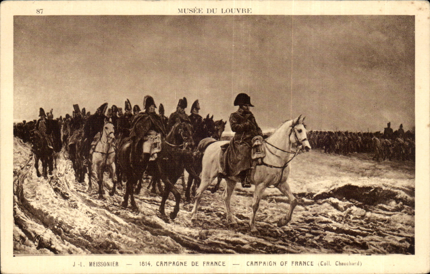 Arts - Tableaux - Musee du Louvre - Paris 1 - Meissonier Napoleon Campagne de France - CPA 