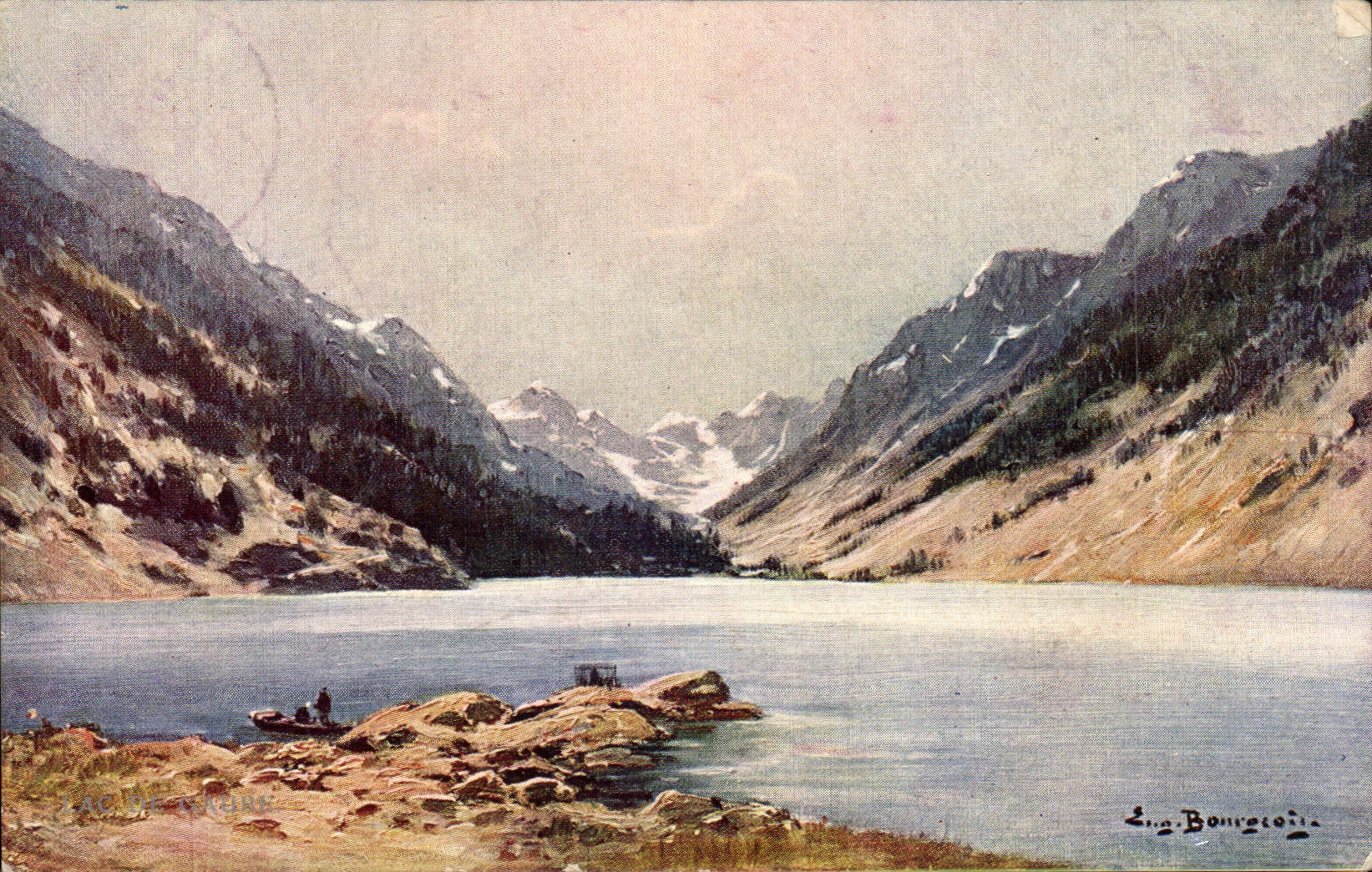 CPA der See Gaube die Pyrenees