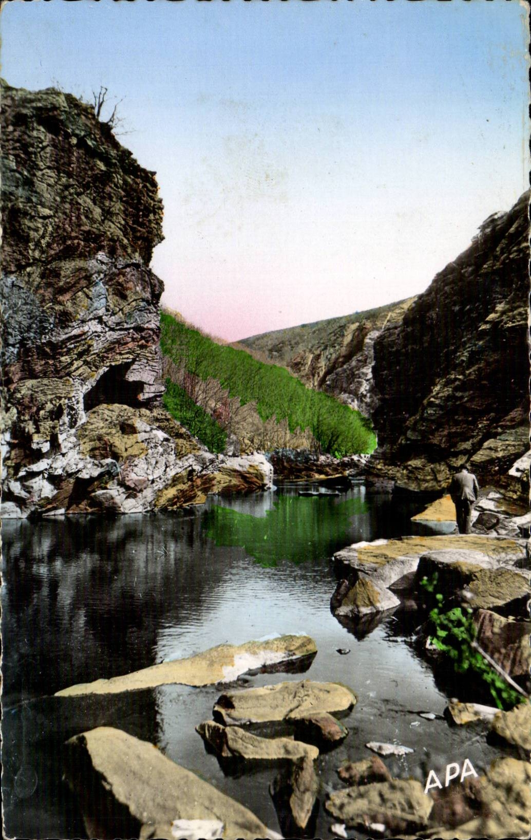 CPA Surroundings of Mazamet Falls of the Banquet