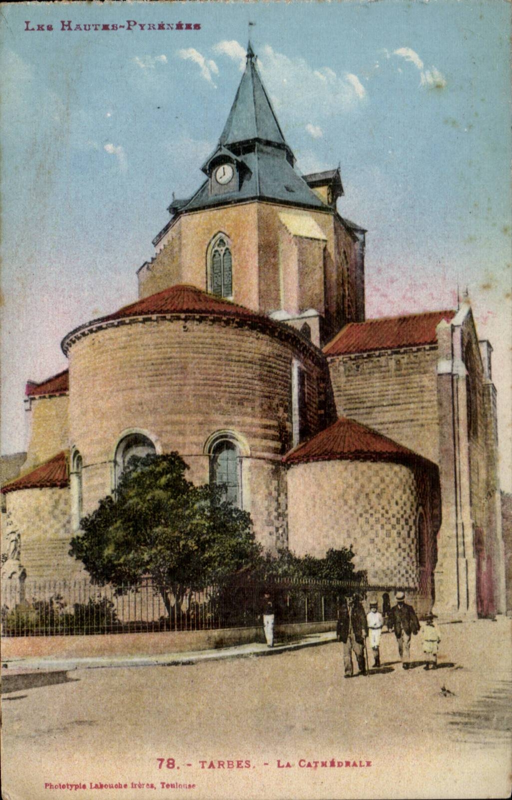 CPA Tarbes the cathedral