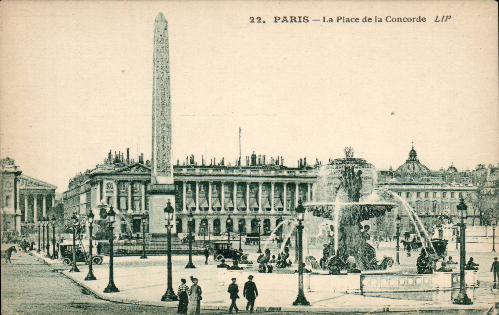 Paris - 8 - Place de la Concorde - CPA 