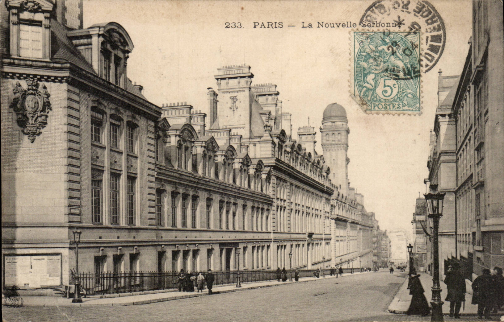 Paris - 5 - the Sorbonne News - CPA
